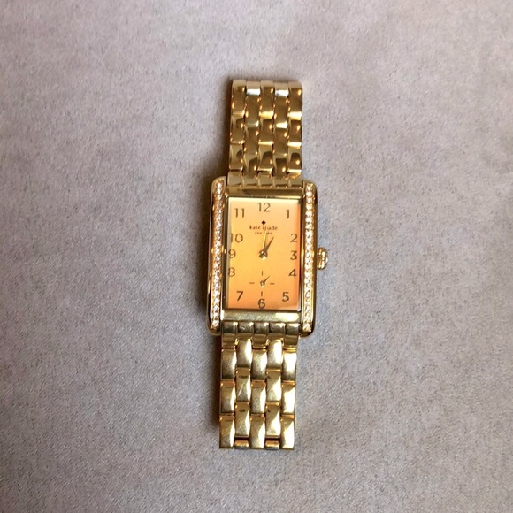 kate spade Accessories - Kate Spade Gold Rectangle Watch